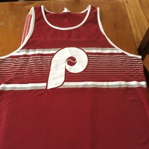 XXL Mens Phillies Tank Mitchell & Ness
